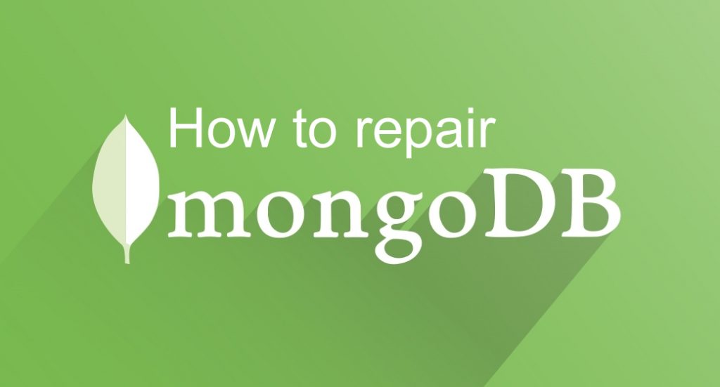 repair mongodb using command prompt
